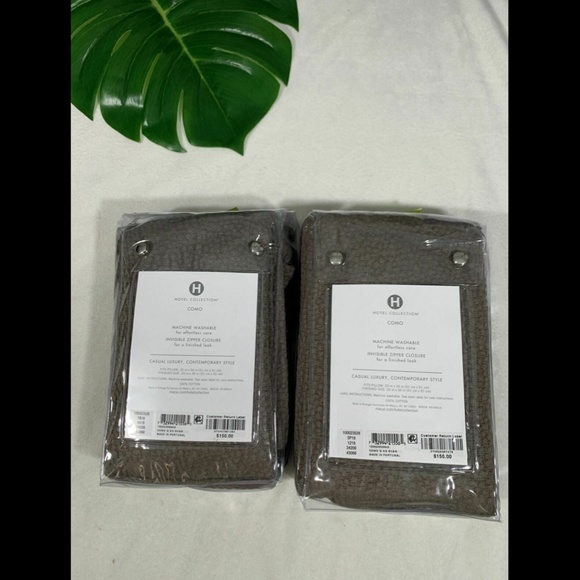 NIB Hotel Collection Como (1) King Coverlet Blanket +(2) King Shams - Picture 8 of 12